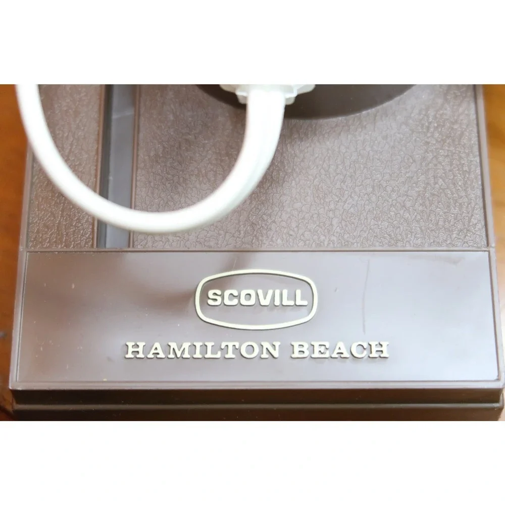 Vintage Hamilton Beach Electric Knife Model 293AL Wall Mount NO KNIFES